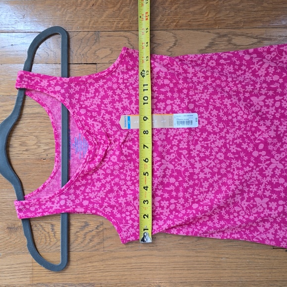 THEREABOUTS BRAND GIRLS PINK FLORAL & PEACH SUMMER TANK TOPS SIZE LARGE 14 - Picture 6 of 14